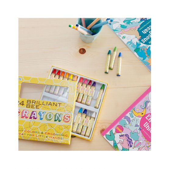 Brilliant Bee Crayons (Set of 24) by OOLY