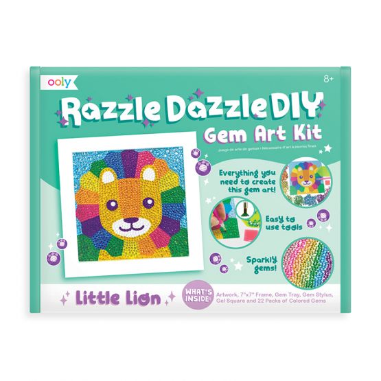 Razzle Dazzle Gem Art Kit - Little Lion by OOLY