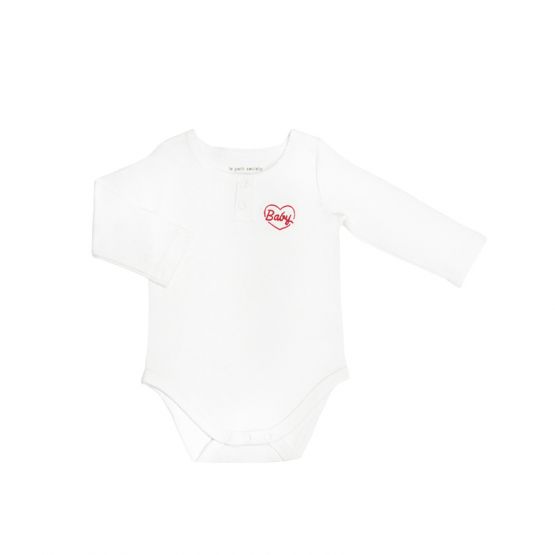 Personalisable Long Sleeves White Baby Onesie