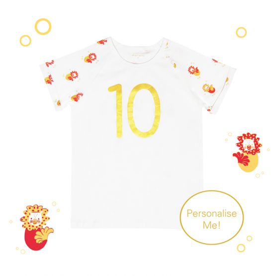 Number 10 Tee (Merlion Edition) (Personalisable)