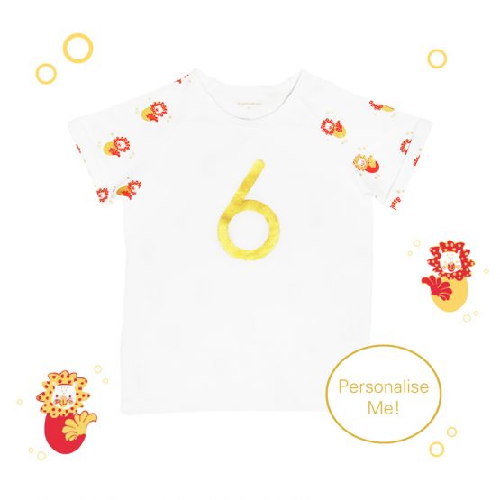 Number 6 Tee (Merlion Edition) (Personalisable)