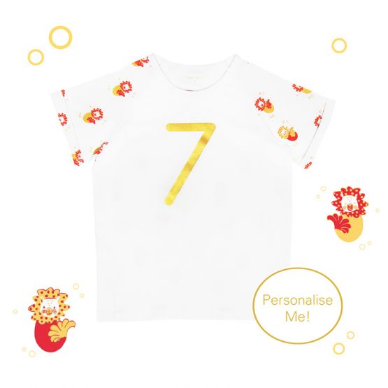 Number 7 Tee (Merlion Edition) (Personalisable)