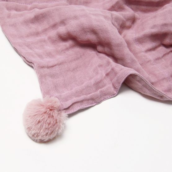 Personalisable Keepsake Baby Soother in Dusty Pink