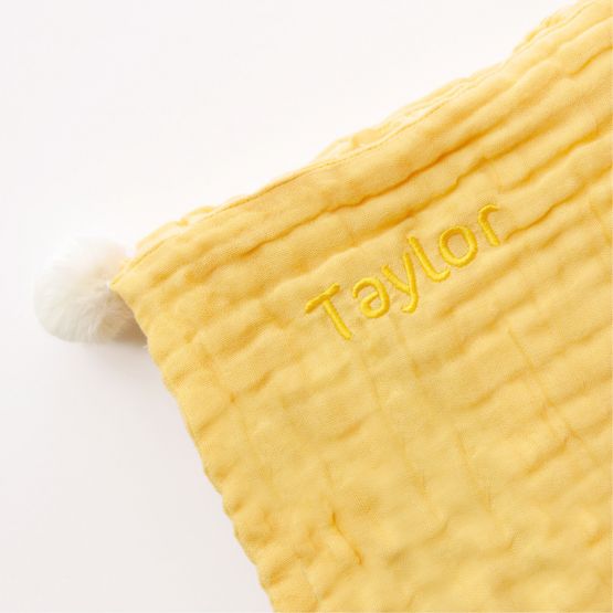 Keepsake Kids/Adult Single Blanket in Mustard (Personalisable)