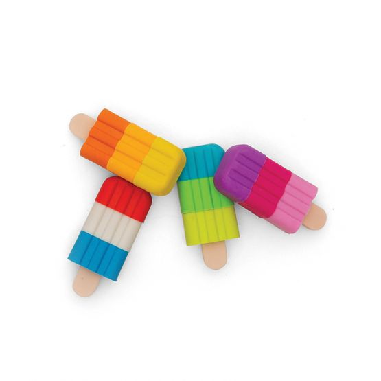 *New* Icy Pops Scented Puzzle Erasers (Set of 4) by OOLY