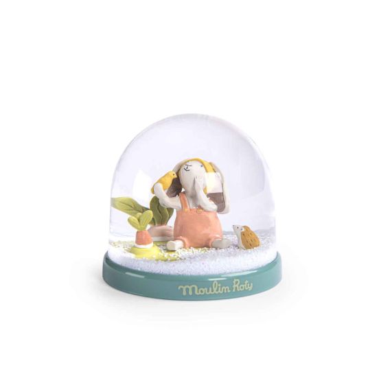 Trois Petits Lapins Snow Globe by Moulin Roty