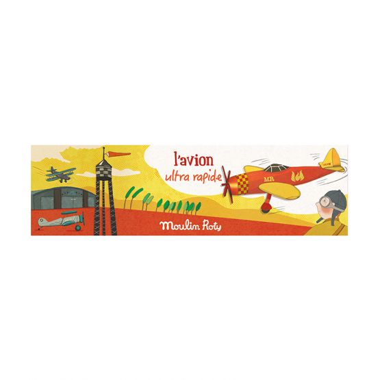 Les Petites Merveilles - Orange Piper Polystyrene Plane by Moulin Roty