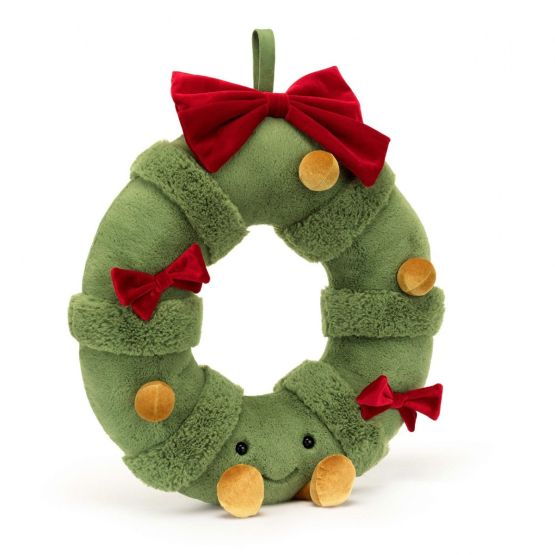 Amuseable Decorated Christmas Wreath by Jellycat