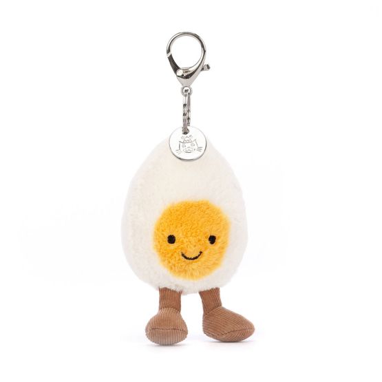 Amuseables Happy Boiled Egg Bag Charm by Jellycat