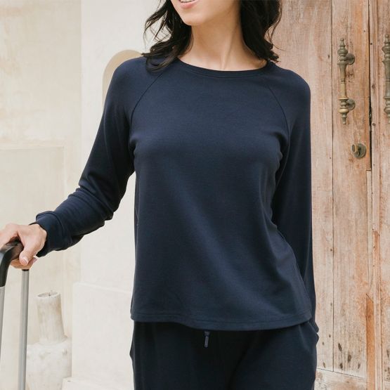 Airmode Jogger Set in Midnight Blue Pause by Selenight Co