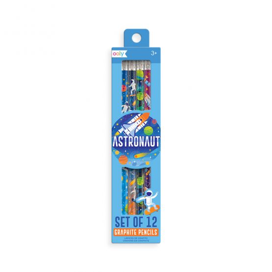 Graphite Pencils - Astronaut (Set of 12) by OOLY
