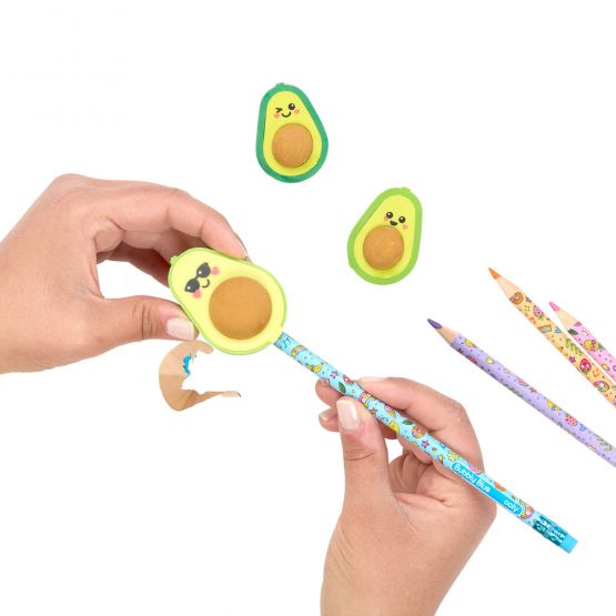 Avocado Love Erasers and Sharpener (Set of 3) by OOLY