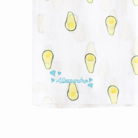 Baby Organic Swaddle - Avocado (Personalisable)