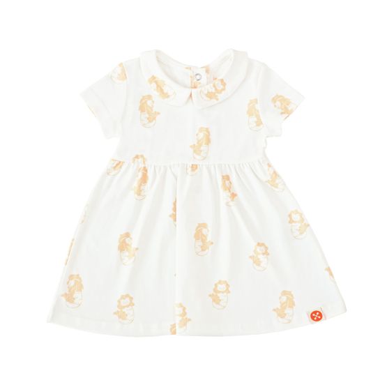 A Singapore Series - Baby Girl Dress in Merlion Print