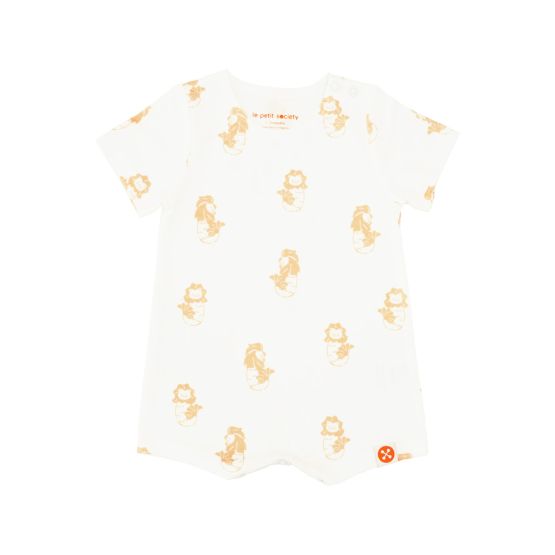 A Singapore Series - Baby Romper in Merlion Print