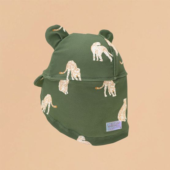 Baby Sunhat in Leopard Print