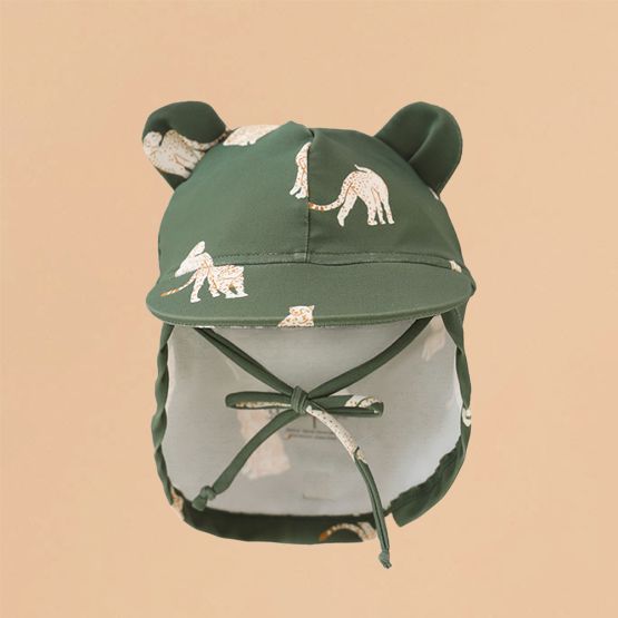 Baby Sunhat in Leopard Print