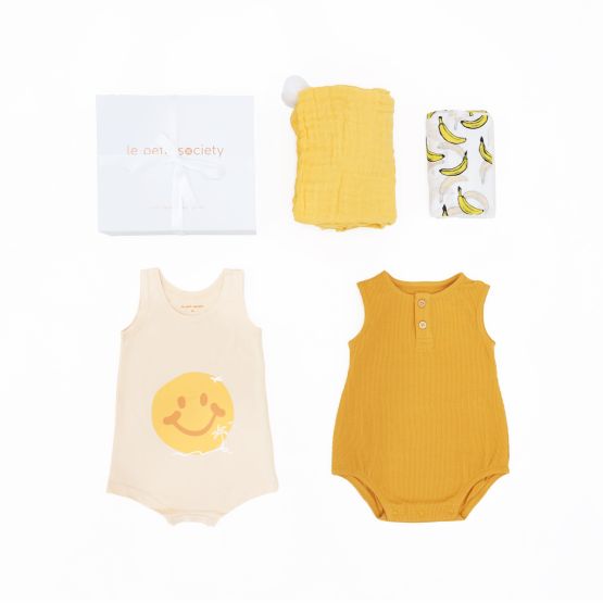 Baby Welcome Gift - Smiley Banana