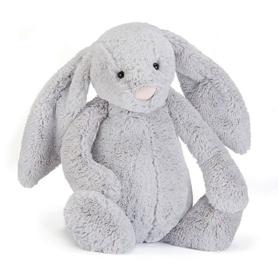 Bashful Silver Bunny (Really Really Big) by Jellycat