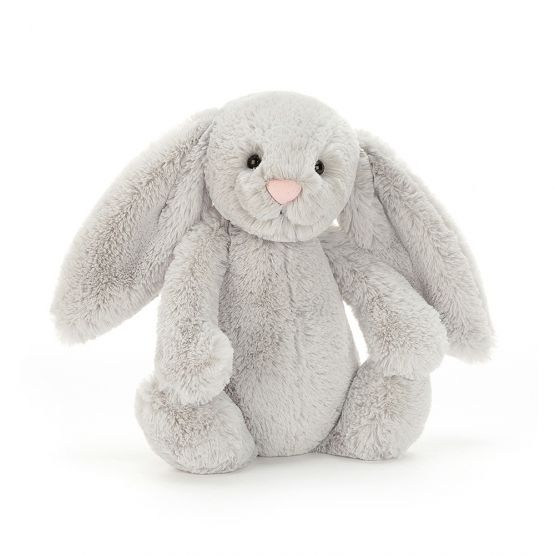Bashful Silver Bunny by Jellycat (Personalisable)