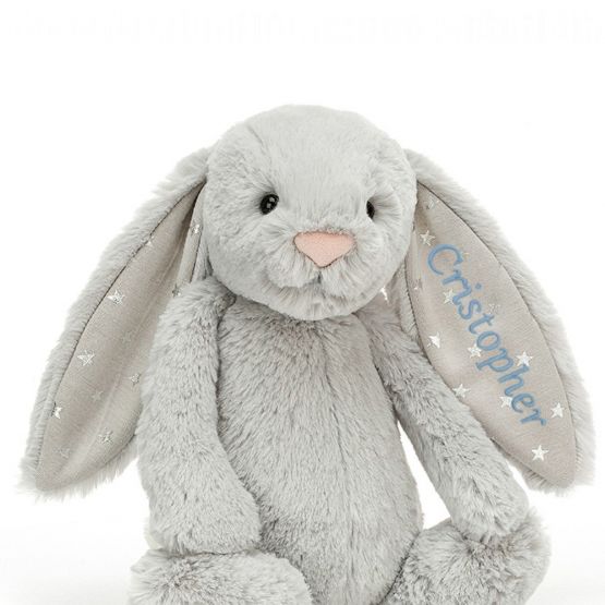 Bashful Shimmer Bunny by Jellycat (Personalisable)