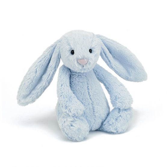 Personalisable Bashful Blue Bunny by Jellycat