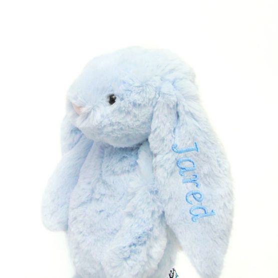 Personalisable Bashful Blue Bunny (Large) by Jellycat