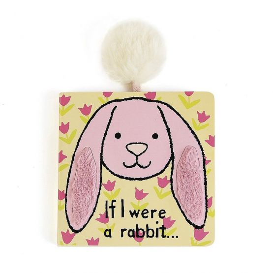 If I Were A Rabbit Board Book (Pink) by Jellycat
