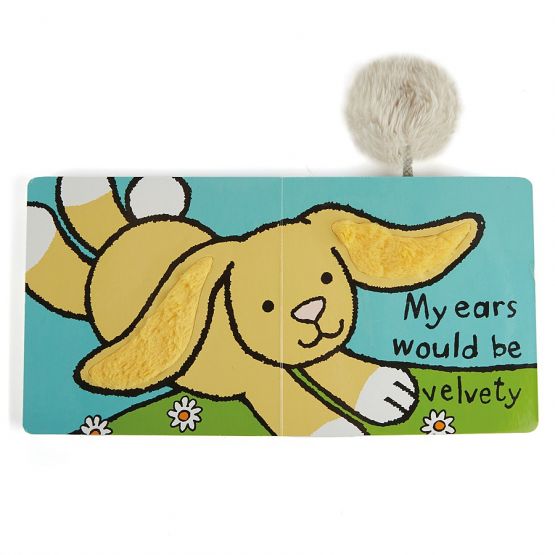 If I Were A Rabbit Board Book (Silver) by Jellycat