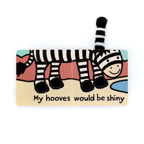 If I Were A Zebra Board Book by Jellycat