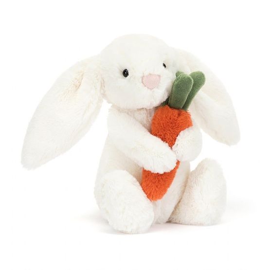 Bashful Carrot Bunny (Little) by Jellycat
