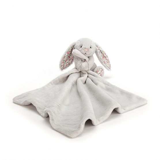 Personalisable Blossom Silver Bunny Soother by Jellycat