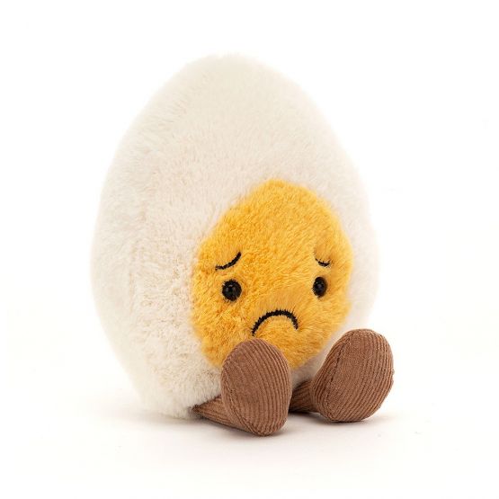 Amuseable Sorry Boiled Egg by Jellycat