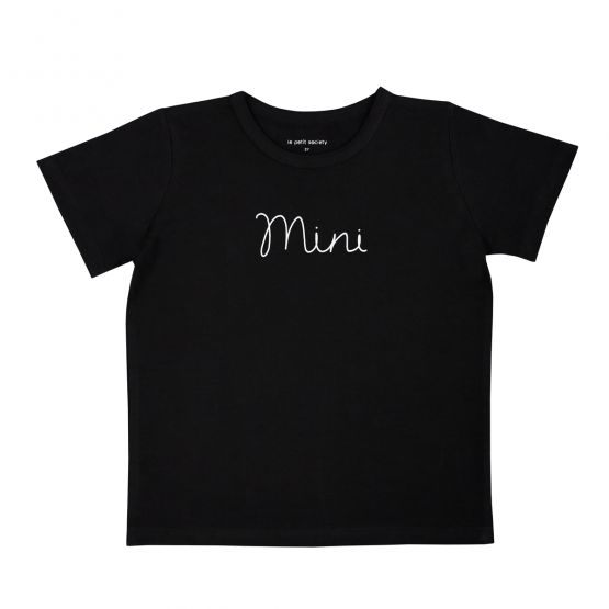 Family Tees - Mini Kids Tee in Black