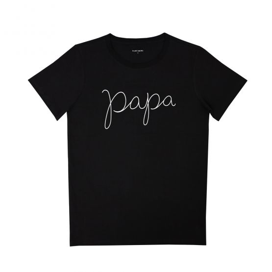 Family Tees - Papa Tee in Black