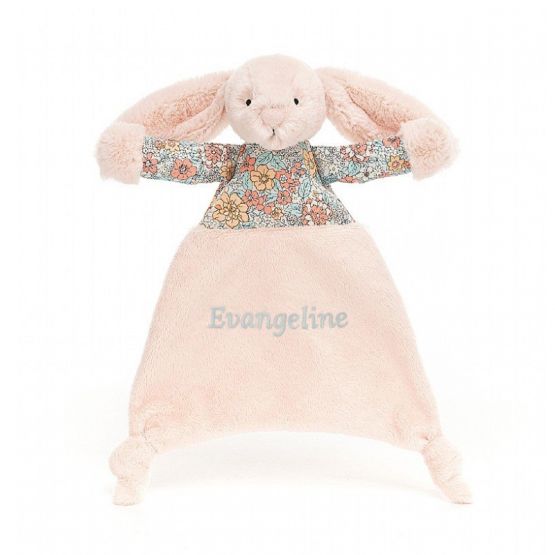 Personalisable Blossom Blush Bunny Comforter by Jellycat