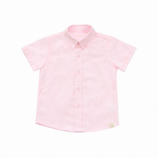 Botanic Series - Boys Shirt in Light Pink