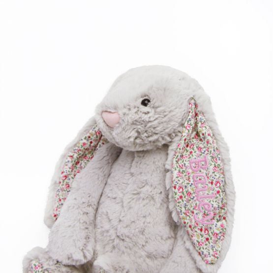 Blossom Silver Bunny by Jellycat (Personalisable)