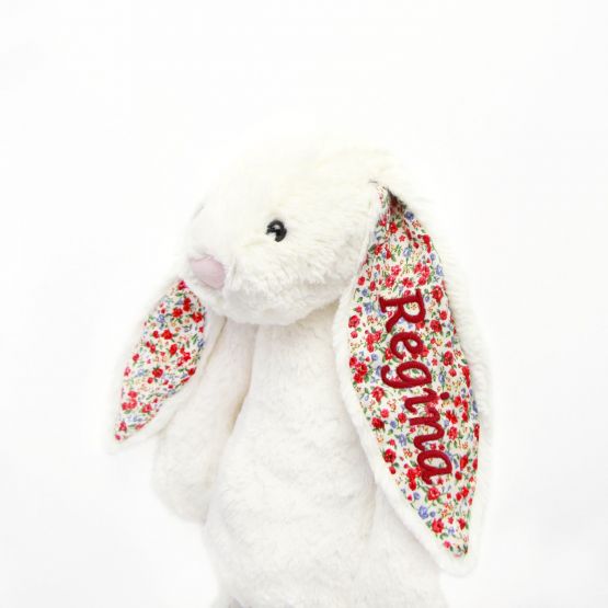 Personalisable Blossom Cream Bunny by Jellycat