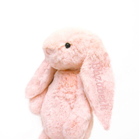 Personalisable Bashful Blush Bunny by Jellycat