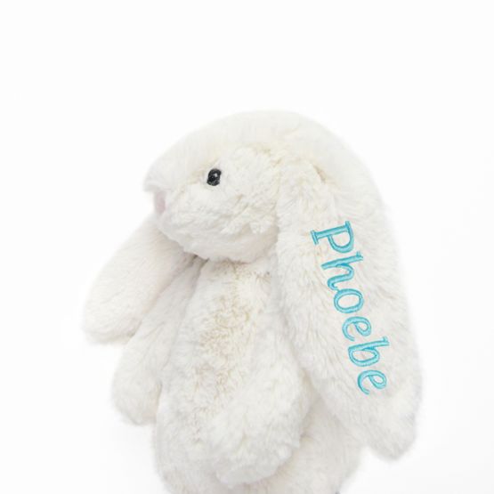 Personalisable Bashful Cream Bunny by Jellycat
