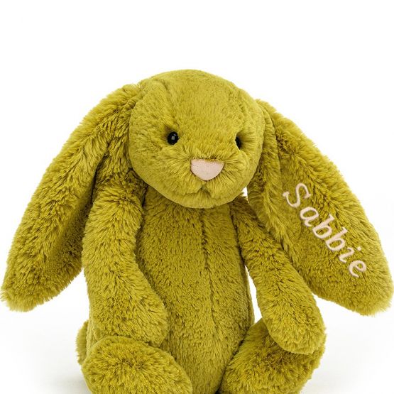 Personalisable Bashful Zingy Bunny by Jellycat