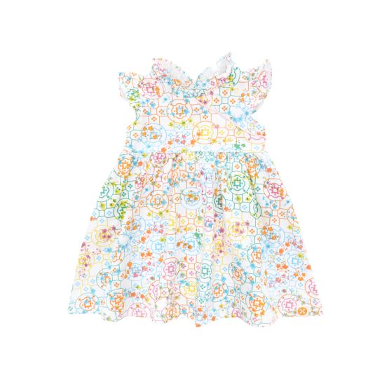 Chinese Motif Series - Baby Girl Cheongsam in Rainbow Motif