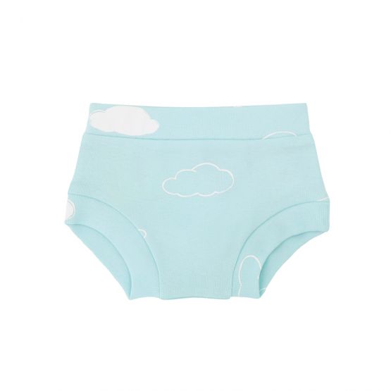Baby Organic Boxer Shorts in Cloud Print