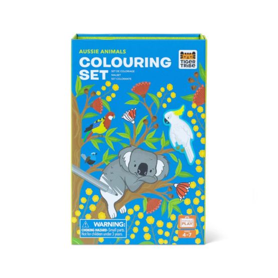 Colouring Set - Aussie Animals by Tiger Tribe