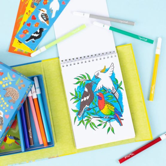 Colouring Set - Aussie Animals by Tiger Tribe