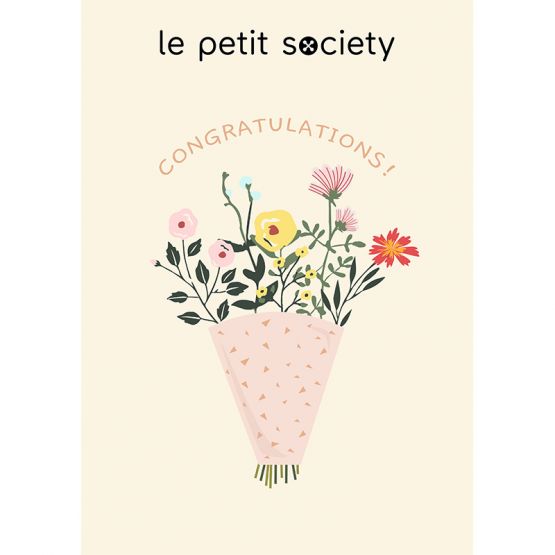 E-Gift Card - Congratulations (Bouquet Print)