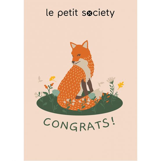 E-Gift Card - Congratulations (Fox Print)