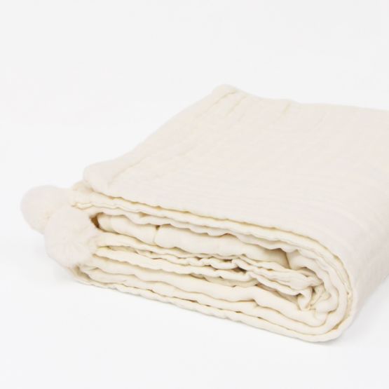 Keepsake Kids/Adult Single Blanket in Cream (Personalisable)