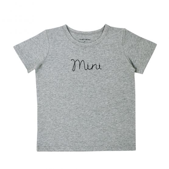 Family Tees - Mini Tee in Dark Grey